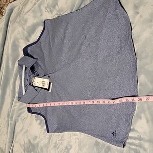 Adidas golf sleeveless polo